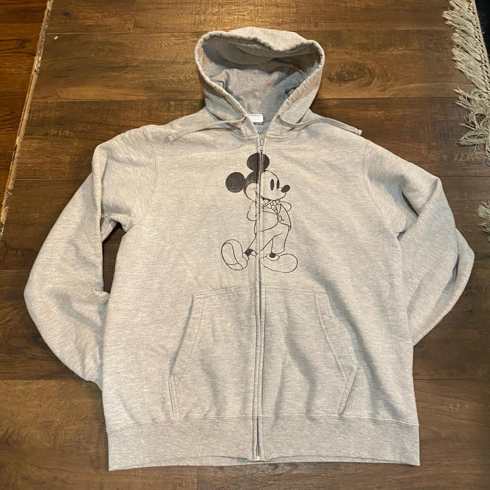 Grey Mickey Mouse Hoodie